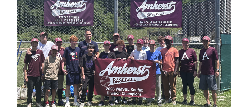 Amherst Koufax Hurricanes win spring 2026 WMSBL title